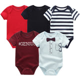 Baby Rompers 5-pack infantil Jumpsuit Boy&girls clothes Summer High quality Striped newborn ropa bebe Clothing Costume