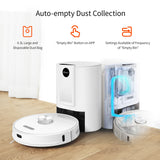 Ultenic T10 Robot Vacuum Cleaner LDS Navigation 3KPa Suction 200min Runtime Auto Charge&amp;4.3L Dust Capacity Smart Home Appliance