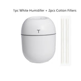 Ultrasonic Mini Air Humidifier 200ML Aroma Essential Oil Diffuser for Home Car USB Fogger Mist Maker with LED Night Lamp