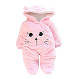 LZH Baby Winter Clothes Newborn Baby Girls Overall Autumn Long Sleeve Baby Romper For Baby Boys Jumpsuit Costume Infant Clothing