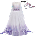 2022 Baby Girl Princess Dress for Girls Halloween Carnival Party Dress up Birthday Costume Children Clothing Vestidos