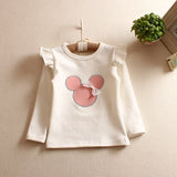 Girls'Long Sleeve Children's T-shirt Bottoming Shirt Children Spring and Summer Autumn Long Sleeves 2019 Cartoon T-shirt