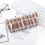 Cute Kawaii Canvas Pencil Case High Capacity Pen Bags Cute Letter Pencil Bags For Girls Gift School Supplies Korean Stationery