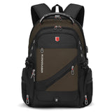 Waterproof 17 Inch Laptop Compartment and USB Charging Travel Backpack
