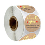 24Types Pink Label Stickers Foil Thank You Stickers 1'' 500pcs Taste Business Order Home Hand madeSticker Wedding Envelope Seals