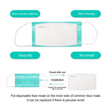 20/50/100Pcs 5 Layer PM2.5 Mask Filter Pads for Mask Filter Mouth Face Protective Skin Friendly Dustproof Pad
