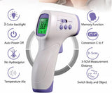 Infrared Forehead Digital Thermometer Gun IR Laser Non Contact Thermometer with 3 Color Backlight Display for Baby Adults sensor