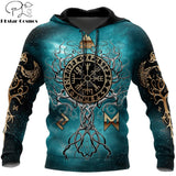 Yggdrasil 3D Printed Viking Symbol Unisex Hoodie
