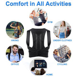 Adjustable Posture Corrector Back Brace Comfortable Back Support for Men and Women Back Straightener Improves Posture