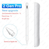For Stylus Pen Apple Pencil 2 For iPad Pro 11 12.9 2020 9.7 2018 Air 3 10.2 2019 Mini 5 For iPad Pencil with Palm Rejection Pen