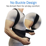Adjustable Posture Corrector Back Brace Comfortable Back Support for Men and Women Back Straightener Improves Posture