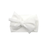 New Baby Girls Headband Toddler Big Bow Hairband Cute Solid Stretch Turban Big Knot Head Wrap Head wear