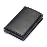 Man Women Smart Wallet Business Card Holder Hasp Rfid Wallet Aluminum Metal Credit Business Mini Card Wallet