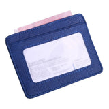 TRASSORY Small Mini Travel Lizard Pattern Leather Bank Business Id Card Holder Wallet Case For Men Women With Id Window