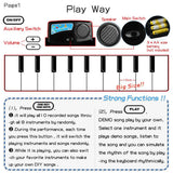 Coolplay Electronic Musical Mat Carpets Keyboard Baby Piano Play Mat Musical Instrument Montessori Toy Educational Toys for Kids