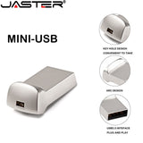JASTER Mini metal USB flash drive 4G 8G 16GB 32GB 64GB 128G Personalise Pen Drive USB Memory Stick U disk gift Custom logo