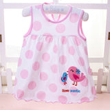 Cotton Flower Design Dress for Kids