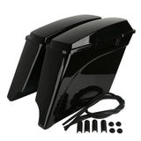 Motorcycle Stretched Extended Saddlebags For Harley Touring Road King Street Glide Road Glide 1993-2013