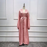Kaftan Abaya Dubai Turkey Islam Arabic Muslim Robe Longue Kimono Femme Musulmane Dress African Dresses For Women Caftan Marocain