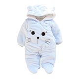 LZH Baby Winter Clothes Newborn Baby Girls Overall Autumn Long Sleeve Baby Romper For Baby Boys Jumpsuit Costume Infant Clothing