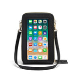 Drop Shipping Crossbody Cellphone Purse Women Touch Screen Bag RFID Blocking Wallet Shoulder Handbag