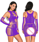 3XL Plus Size Sexy Lingerie Erotic Babydoll Underwear Women's Black Lace Nightdress Porno Costumes Sleepwear Dress