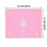 Silicone Kitchen Kneading Dough Mat Cookie Cake Baking Mat Tools Thick Non-stick Rolling Mats Pastry Accessories Sheet Pads