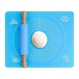 Silicone Kitchen Kneading Dough Mat Cookie Cake Baking Mat Tools Thick Non-stick Rolling Mats Pastry Accessories Sheet Pads