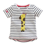 Toddler Girl's Short Sleeve Cotton Top