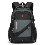 Waterproof 17 Inch Laptop Compartment and USB Charging Travel Backpack