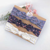 NEW 3pcs/lot baby headband flower print hairwear for newborn baby girl headband for litle girl headbands children