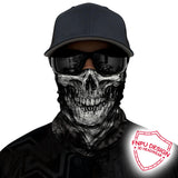 3D Skull Skeleton Balaclava Seamless Motorcycle Neck Face Shield Mask Scarf Bicycle Hunting Outdoor Anti-UV Bandana Headband