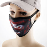 Anime Printed Mask Naruto/Tokyo Ghoul/Attack on Titan Mask Reusable Face Shield Breathable mask