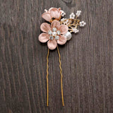 MOLANS Luxury Hairpin For Women Hair Combs Headdress Prom Bridal Wedding Crown Elegant Hair Accessories Gold Leaves Headwear 1PC