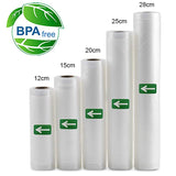 Kitchen Food Vacuum Bag Storage Bags For Vacuum Sealer Vacuum Packaging Rolls 12/15/20/25/28cm*500cm