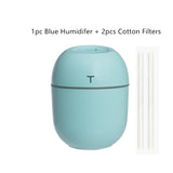 Ultrasonic Mini Air Humidifier 200ML Aroma Essential Oil Diffuser for Home Car USB Fogger Mist Maker with LED Night Lamp