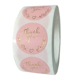 24Types Pink Label Stickers Foil Thank You Stickers 1'' 500pcs Taste Business Order Home Hand madeSticker Wedding Envelope Seals