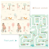 200*180cm  Foldable Cartoon Baby Play Mat Xpe Puzzle Children's Mat Baby Climbing Pad Kids Rug Baby Games Mats