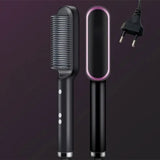 NEW Hair Straightener Men Beard Comb Tourmaline Ceramic Hair Curler Brush Hair Comb Straighteners Curling Hair Iron Hair Brush