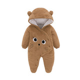 LZH Baby Winter Clothes Newborn Baby Girls Overall Autumn Long Sleeve Baby Romper For Baby Boys Jumpsuit Costume Infant Clothing