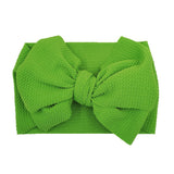 New Baby Girls Headband Toddler Big Bow Hairband Cute Solid Stretch Turban Big Knot Head Wrap Head wear