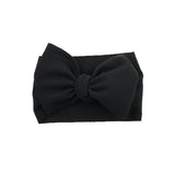 New Baby Girls Headband Toddler Big Bow Hairband Cute Solid Stretch Turban Big Knot Head Wrap Head wear
