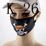 Anime Printed Mask Naruto/Tokyo Ghoul/Attack on Titan Mask Reusable Face Shield Breathable mask