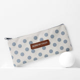 Cute Kawaii Canvas Pencil Case High Capacity Pen Bags Cute Letter Pencil Bags For Girls Gift School Supplies Korean Stationery