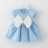 New Baby Dresses Pattern Print Lemon Cartoon Birthday Dress Female Baby Summer Clothes Kids Girl Clothes