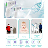 Non contact Forehead Temperature Infrared Thermometer 1-second Accurate Reading IR Infrared Thermometer Measurement LCD Digital