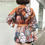 Japanese Female Style Yukata Kimono Cardigan
