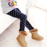 Children Pants Autumn Winter Baby Leggings Colorful Print Flower Butterfly Love Girls Pants