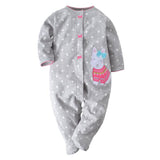 Orangemom anime home love Newborn baby boys spring baby Romper girl romper Infant fleece Jumpsuit for kids new born baby clothes