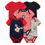 Baby Rompers 5-pack infantil Jumpsuit Boy&girls clothes Summer High quality Striped newborn ropa bebe Clothing Costume